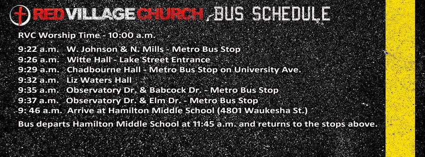 Bus Schedule
